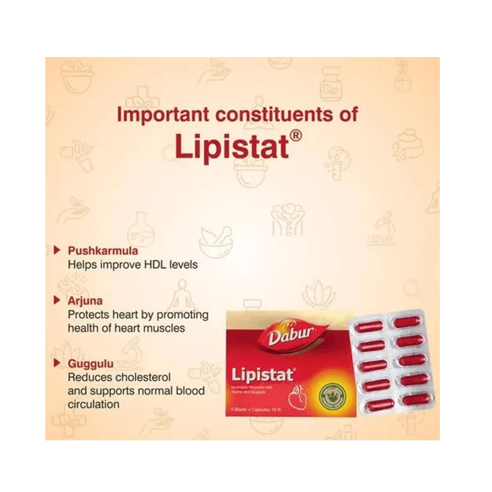 Dabur Lipistat, 50 Tablets-2.webp